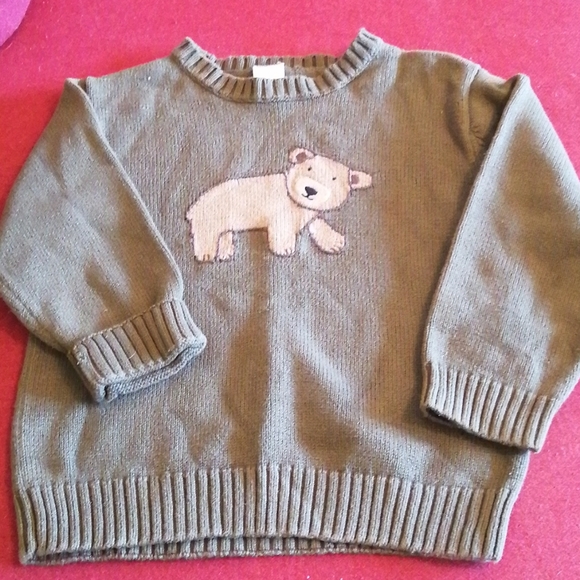 Dark green bear sweater - Picture 1 of 1